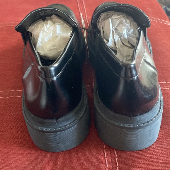 🆕ZARA- Track Sole Loafers/Black- Brand New in Dust Bag: Sz 7.5 - Picture 7 of 11